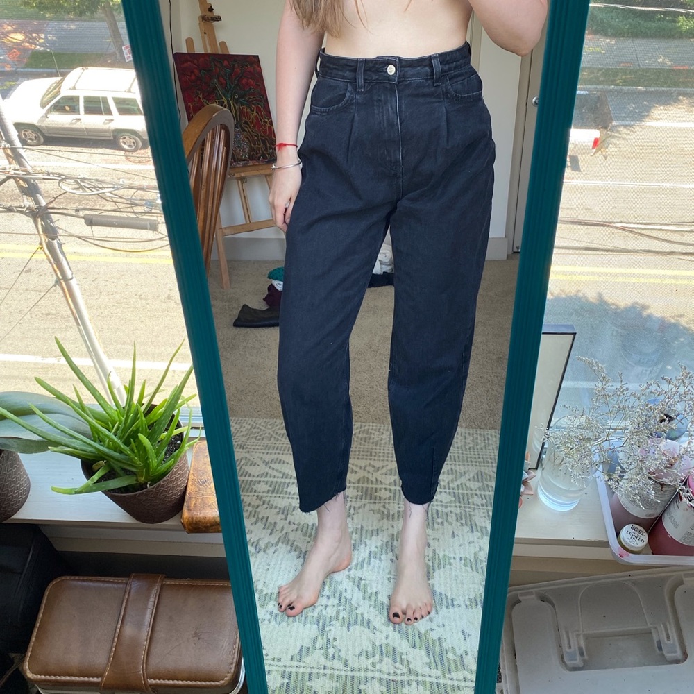 Black Zara Authentic Slouchy Jeans